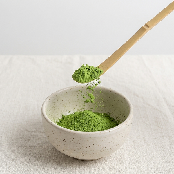 Matcha einschütten